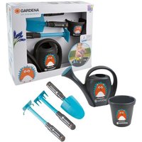 Gardena Starter Set Rechen/Schaufel/Hacke/Gießkanne/Eimer schwarz/blau/orange Gardena Starter Set Rechen/Schaufel/Hacke/Gießkanne/Eimer schwarz/blau/orange von Happy People GmbH & Co.KG