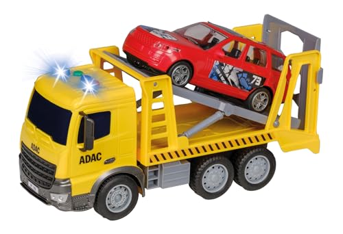 ADAC Abschleppfahrzeug, 2-teliges Set, bestehend aus: Abschleppfahrzeug, Größe ca. 24x9x13 cm und einem Auto, Größe ca. 10 cm, Try me Funktion, Licht und Sound, bewegliche Klappe, Friktion, batterieb ADAC Abschleppfahrzeug, 2-teliges Set, bestehend aus: Abschleppfahrzeug, Größe ca. 24x9x13 cm und einem Auto, Größe ca. 10 cm, Try me Funktion, Licht und Sound, bewegliche Klappe, Friktion, batterieb von Happy People