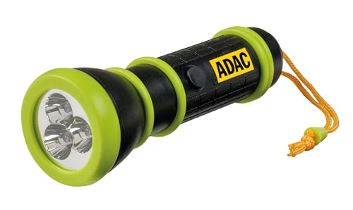 ADAC Entdecker-Taschenlampe mit 3 superhellen LEDs, Abenteuerspielzeug für Kinder, Größe ca. 16x3,5 cm ADAC Entdecker-Taschenlampe mit 3 superhellen LEDs, Abenteuerspielzeug für Kinder, Größe ca. 16x3,5 cm von Happy People