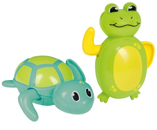 Aufzieh-Badespielzeug / 2-Fach Sortiert, Frosch und Schildkröte, Größe ca. 13 x 7 cm Aufzieh-Badespielzeug / 2-Fach Sortiert, Frosch und Schildkröte, Größe ca. 13 x 7 cm von Happy People