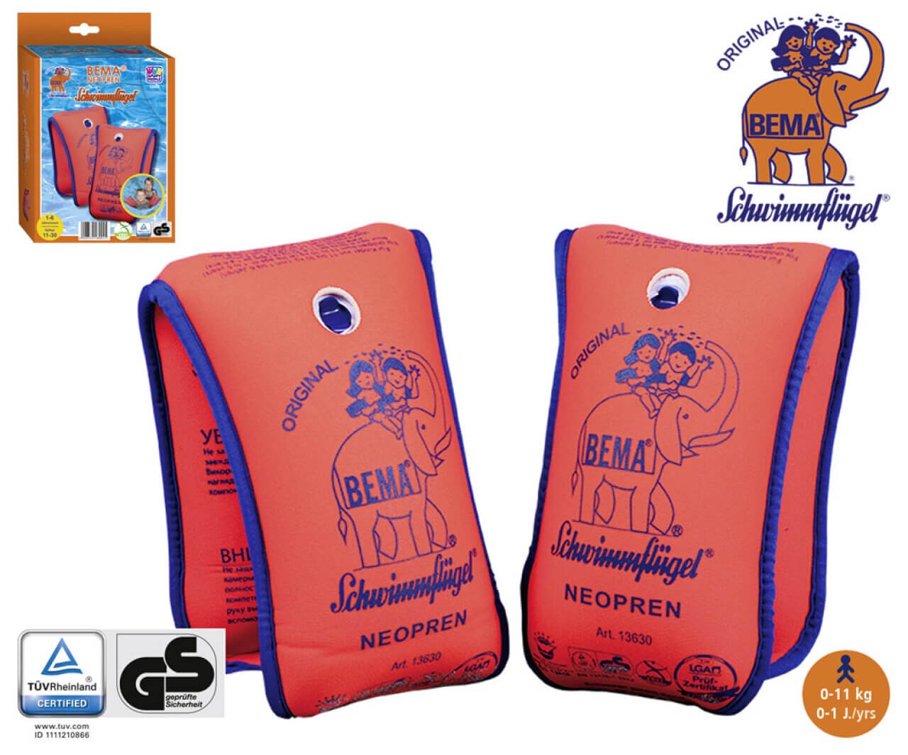 BEMA Neopren Schwimmflügel BEMA Neopren Schwimmflügel von Happy People