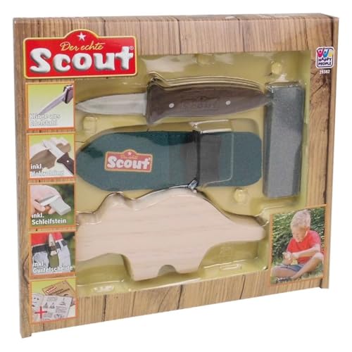 Happy People 19382 Echte Scout Schnitz-Set, Mehrgarbig von Happy People