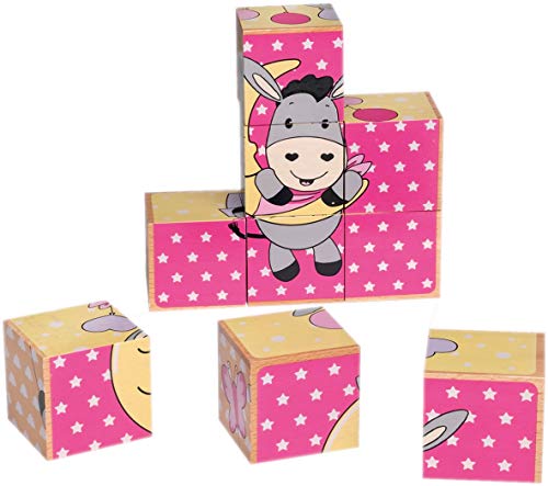 Happy People 41234 Esel Holz-Puzzle, Rosa Happy People 41234 Esel Holz-Puzzle, Rosa von Happy People