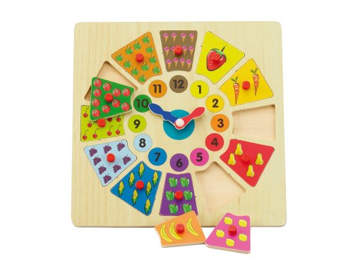 Happy People 60302 - Lernuhr aus Holz von Happy People