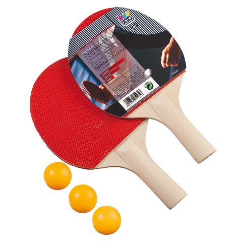 Happy People 74436 - Tischtennis-Set, 2 Schläger und 3 Bälle Happy People 74436 - Tischtennis-Set, 2 Schläger und 3 Bälle von Happy People
