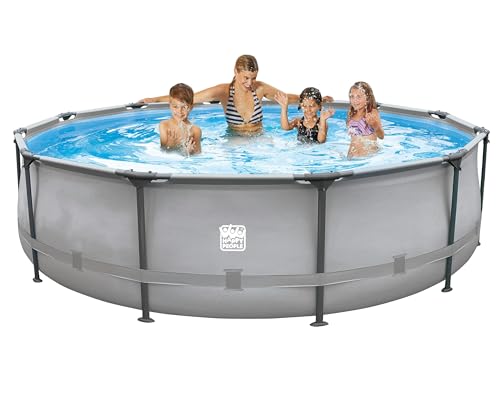 Happy People 77510 366x100cm Steel Frame Pool Set 366x100 cm, grau Happy People 77510 366x100cm Steel Frame Pool Set 366x100 cm, grau von Happy People