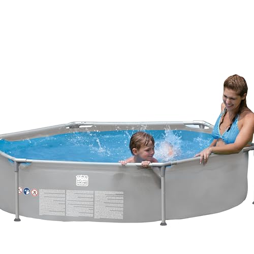 Happy People 77518 240x51 Steel Frame Pool 240x51 cm, rund, grau Happy People 77518 240x51 Steel Frame Pool 240x51 cm, rund, grau von Happy People