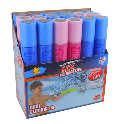 Happy People - Pack mit 18 Wasserpumpen - Outdoor-Spiel - 17083DYPA - Zufällige Farbe - Schaumstoff - 33 cm - Kinderspielzeug - Strandspiel - Pool - Bewässern - Sommer - Ab 3 Jahren von Happy People