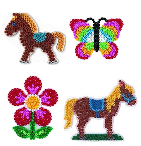 Happy Price Toys Hama Midi Stiftplattenbeutel Pferd, Pony , Blume, Schmetterling - im Blister Beutel von Happy Price Toys