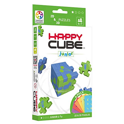 HAPPY HCJ300 Junior Cardboard Box 3D Puzzle, Pack of 6 von SmartGames