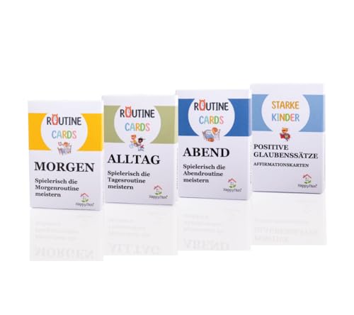 Produktpaket verbindende Alltagsmomente - Routine Cards Morgen, Alltag, Abend, Affirmationskarten Produktpaket verbindende Alltagsmomente - Routine Cards Morgen, Alltag, Abend, Affirmationskarten von HappyFam