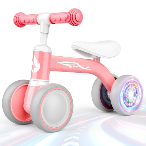 HappyGoLucky Laufrad ab 1 2 Jahr, Baby Lauflernrad Spielzeug ab 1 2 Jahr Mädchen, Farbige Reifen, Ultraleicht, Kinderspielzeug Geschenk 1 2 Jahr Mädchen Junge - Ostergeschenke Kinder HappyGoLucky Laufrad ab 1 2 Jahr, Baby Lauflernrad Spielzeug ab 1 2 Jahr Mädchen, Farbige Reifen, Ultraleicht, Kinderspielzeug Geschenk 1 2 Jahr Mädchen Junge - Ostergeschenke Kinder von HappyGoLucky