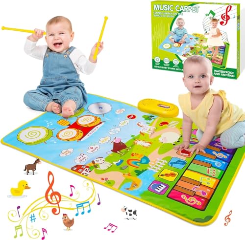 HappyGoLucky Spielzeug ab 1 2 3 Jahre Junge, Kinderspielzeug ab 1 - 3 Jahre Baby Spielzeug Geschenk Mädchen 1 2 3 Jahre 1. Geburtstag Junge Musikmatte Kinder ab 1 Jahr Ostergeschenke Kinder HappyGoLucky Spielzeug ab 1 2 3 Jahre Junge, Kinderspielzeug ab 1 - 3 Jahre Baby Spielzeug Geschenk Mädchen 1 2 3 Jahre 1. Geburtstag Junge Musikmatte Kinder ab 1 Jahr Ostergeschenke Kinder von HappyGoLucky