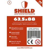 Shield 1 - 100 Super Premium Kartenhüllen für Kartengröße 63,5 x 88 mm von Happyshops