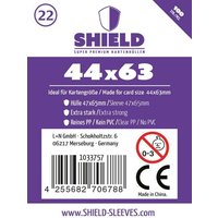 Shield 22 - 100 Super Premium Kartenhüllen für Kartengröße 44x63 mm Shield 22 - 100 Super Premium Kartenhüllen für Kartengröße 44x63 mm von Happyshops