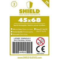 Shield 3 - 100 Super Premium Kartenhüllen für Kartengröße 45 x 68 mm Shield 3 - 100 Super Premium Kartenhüllen für Kartengröße 45 x 68 mm von Happyshops