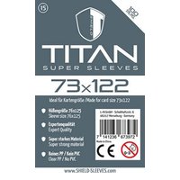 Shield Titan 15 - 100 Super Sleeves für Kartengröße 73 x 122 mm von Happyshops