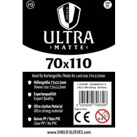 Shield Ultra Matte 19 - 100 Super Sleeves für Kartengröße 70x110 mm von Happyshops