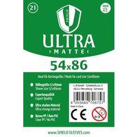 Shield Ultra Matte 21 - 100 Super Sleeves für Kartengröße 54x86 mm von Happyshops