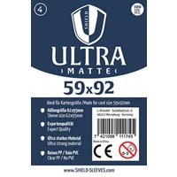 Shield Ultra Matte 4 - 100 Super Sleeves für Kartengröße 59 x 92 mm von Happyshops