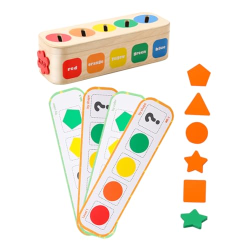 Happyyami 1 Satz Zum Sortieren Von Geometrien Kinderspielzeug Passende Spiele Montessori- Für Kleinkinder Sortieren Lernaktivitäten Zum Kleinkind Papier von Happyyami