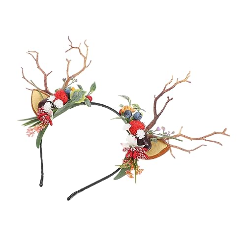 Happyyami 1 Stück Weihnachts Haarreif mit Geweih Antler Haarband für Kostümparty Weihnachtsaccessoires für Erwachsene Atmungsaktiv und Komfortabel für Festliche Anlässe Happyyami 1 Stück Weihnachts Haarreif mit Geweih Antler Haarband für Kostümparty Weihnachtsaccessoires für Erwachsene Atmungsaktiv und Komfortabel für Festliche Anlässe von Happyyami