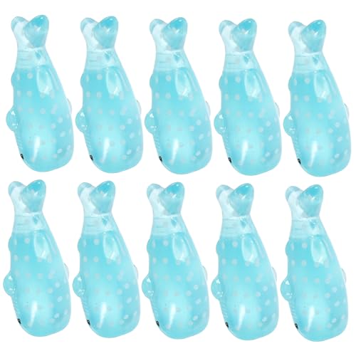 Happyyami 10 Stück Kleine Wal-Figuren, Mini-Meerestier-Spielzeug, Miniatur-wal-Statue, Spielzeug Happyyami 10 Stück Kleine Wal-Figuren, Mini-Meerestier-Spielzeug, Miniatur-wal-Statue, Spielzeug von Happyyami