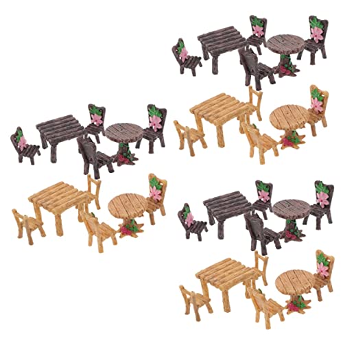 Happyyami 12 Sets Mikro Tisch Und Stuhl Set Bausätze Gartenbank Mit Bank Miniatur Gärten Bänke Puppenhaus Miniatur Gartenstuhl Gartenminiaturen Feen Miniatur Gartenmöbel Harz Happyyami 12 Sets Mikro Tisch Und Stuhl Set Bausätze Gartenbank Mit Bank Miniatur Gärten Bänke Puppenhaus Miniatur Gartenstuhl Gartenminiaturen Feen Miniatur Gartenmöbel Harz von Happyyami