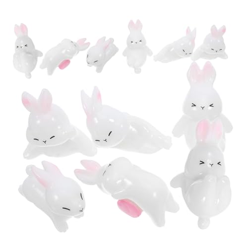 Happyyami 12 Stücke Micro Szene Bunny Figuren Entzückende Kaninchen Modelle Micro Landschaft Ornamente Harz Mini Tier Skulpturen Für Bonsai Happyyami 12 Stücke Micro Szene Bunny Figuren Entzückende Kaninchen Modelle Micro Landschaft Ornamente Harz Mini Tier Skulpturen Für Bonsai von Happyyami