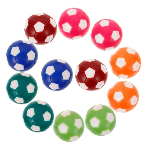 Happyyami 12 Stück Mini-fußball Für Tischfußball Ersatz-tischfußball Fußballausrüstung Für Kinder von Happyyami