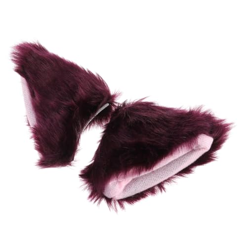 Happyyami 1Paar Katzenohren Haarspange für Erwachsene Lustige Kopfbedeckung mit Clip Leicht und Bequem für Partys und Cosplay Zufällige Farben Erhältlich von Happyyami