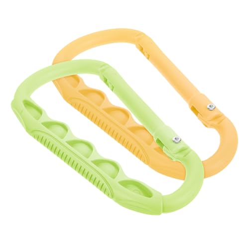 Happyyami 2 Stück Handheld Ski Boots Tragehaken Praktische Schlittschuh Schnallen für Skiausrüstung Vielseitige Skitragehilfen für Outdoor Enthusiasten Farbvariationen von Happyyami