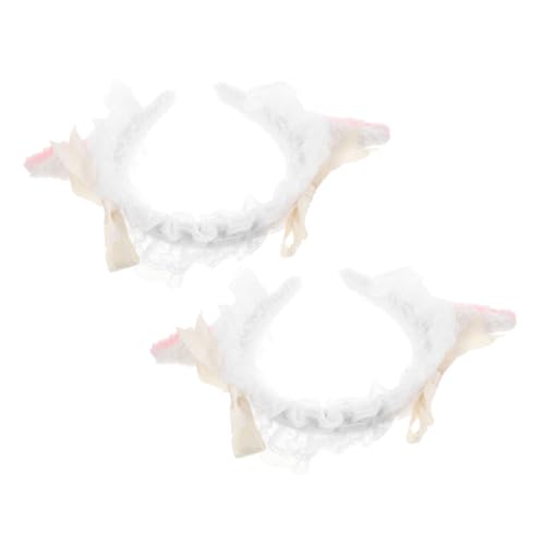 Happyyami 2 Stück Teiliges Schafsohren Haarband für Erwachsene Niedliches Tierkostüm Zubehör aus Plüsch Kopfbedeckung für Halloween Karneval und Cosplay Events Charmantes und Komfortables Happyyami 2 Stück Teiliges Schafsohren Haarband für Erwachsene Niedliches Tierkostüm Zubehör aus Plüsch Kopfbedeckung für Halloween Karneval und Cosplay Events Charmantes und Komfortables von Happyyami