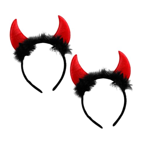 Happyyami 2 Stück Teufelshorn Haarreif für Halloween Kostüme Ox Horn Haarschmuck für Partys und Rollenspiele für Kreative Auftritte und Festliche Anlässe Happyyami 2 Stück Teufelshorn Haarreif für Halloween Kostüme Ox Horn Haarschmuck für Partys und Rollenspiele für Kreative Auftritte und Festliche Anlässe von Happyyami