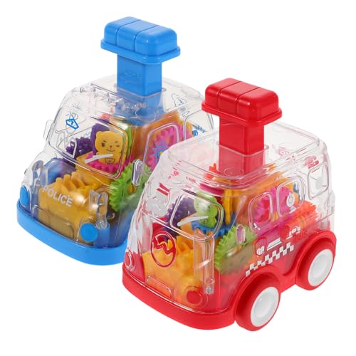 Happyyami 2-teiliges Schiebeauto für Kinder: Transparentes Spielzeugauto mit Zahnrad, zum Mitnehmen, reibungsbetriebenes Fahrzeug mit bunten Zahnrädern – Nicht elektronisches Schiebespielzeug für Happyyami 2-teiliges Schiebeauto für Kinder: Transparentes Spielzeugauto mit Zahnrad, zum Mitnehmen, reibungsbetriebenes Fahrzeug mit bunten Zahnrädern – Nicht elektronisches Schiebespielzeug für von Happyyami