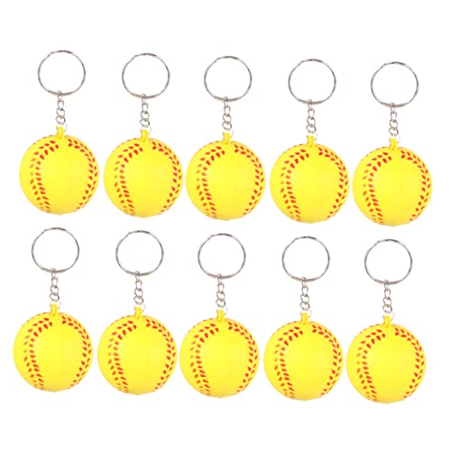 Happyyami 20Stücke Gelbe Baseball Schlüsselanhänger PU Schaumige Anhänger für Schlüssel Sportliches Kinderspielzeug und Dekoration Partys und Schlüsselring Happyyami 20Stücke Gelbe Baseball Schlüsselanhänger PU Schaumige Anhänger für Schlüssel Sportliches Kinderspielzeug und Dekoration Partys und Schlüsselring von Happyyami