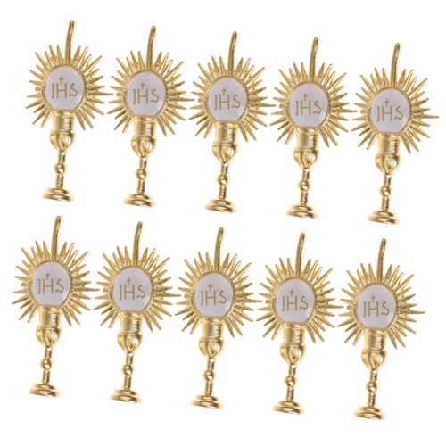 Happyyami 20st Erste Religiöse Kuchendeckel Erstkommunion Dekorationen Taufe Zubehör Für Religiöse Partys Heiligenlicht-topper-dekorationen Segnen Religiöse Kuchenspieße Mi Golden Legierung Happyyami 20st Erste Religiöse Kuchendeckel Erstkommunion Dekorationen Taufe Zubehör Für Religiöse Partys Heiligenlicht-topper-dekorationen Segnen Religiöse Kuchenspieße Mi Golden Legierung von Happyyami