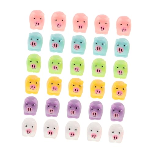Happyyami 30 Stück Bunte Mini Schwein Figuren aus Harz Niedliche Kleine Schweinchen Deko für Garten Desktop Mikro Landschaft Vielseitige Handgefertigte Tierornamente Glücksbringer für Happyyami 30 Stück Bunte Mini Schwein Figuren aus Harz Niedliche Kleine Schweinchen Deko für Garten Desktop Mikro Landschaft Vielseitige Handgefertigte Tierornamente Glücksbringer für von Happyyami