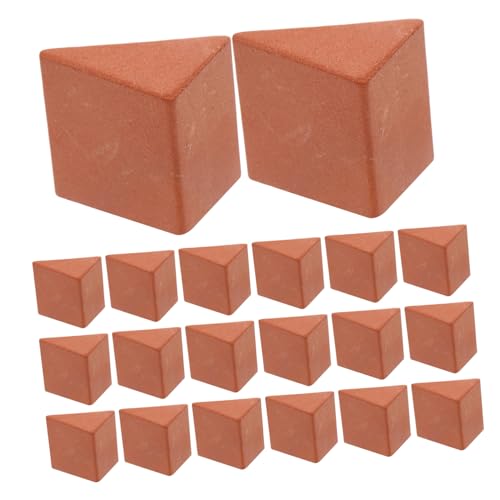 Happyyami 30 Stück Ziegelsteine Stapelbare Modellbausteine für DIY Mini Häuser Realistische Simulation für von Happyyami