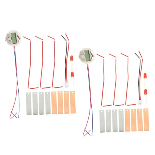 Happyyami 4 Sätze Fruchtbatterie-Experiment Bausatz Schule lehrreich Bausätze zabawki stymulujące rozwój Educational Toys Batterie-Kit für Obst Wissenschaftsspielzeug für Schüler Metall Happyyami 4 Sätze Fruchtbatterie-Experiment Bausatz Schule lehrreich Bausätze zabawki stymulujące rozwój Educational Toys Batterie-Kit für Obst Wissenschaftsspielzeug für Schüler Metall von Happyyami