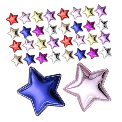 Happyyami 40stücke Bastelbedarf Glänzende Fünfzackige Sterne Für Kuchenverzierung Und Party-dekorationen Für Kreative Projekte Und Festliche Anlässe Happyyami 40stücke Bastelbedarf Glänzende Fünfzackige Sterne Für Kuchenverzierung Und Party-dekorationen Für Kreative Projekte Und Festliche Anlässe von Happyyami