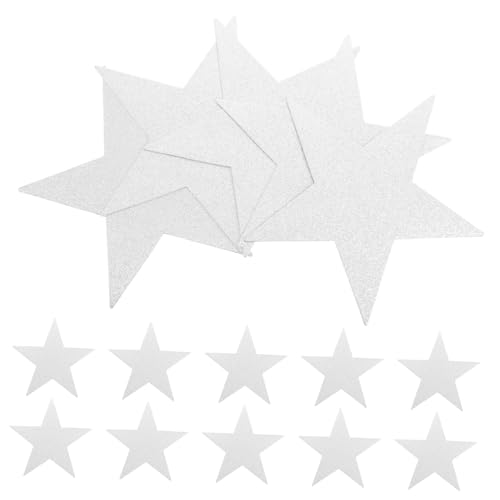 Happyyami 48stücke Stern Papierausschnitt Mit Glitzeroberfläche Für Pinnwände Schulprojekte Und Partydekorationen Zum Selbermachen Und Kritzeln Aus Robustem Material von Happyyami