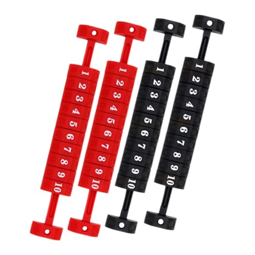 Happyyami 4Pcs Brain Game Table Game Score Counter Game Table Teile Shuffleboard Scorer Foosball Scoring Unit Scorekeeper Für Foosball Desktop Tischfußballspiel Plastik Pp von Happyyami