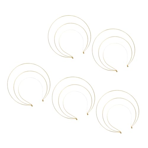 Happyyami 5-teilige Göttinnenkrone: Dreilagiges Göttinnenkronen-Kopfstück für Damen – elegante und Vintage-Stirnband-Dekoration für Brauthochzeiten, DIY-Bastelarbeiten und Kostümpartys Happyyami 5-teilige Göttinnenkrone: Dreilagiges Göttinnenkronen-Kopfstück für Damen – elegante und Vintage-Stirnband-Dekoration für Brauthochzeiten, DIY-Bastelarbeiten und Kostümpartys von Happyyami