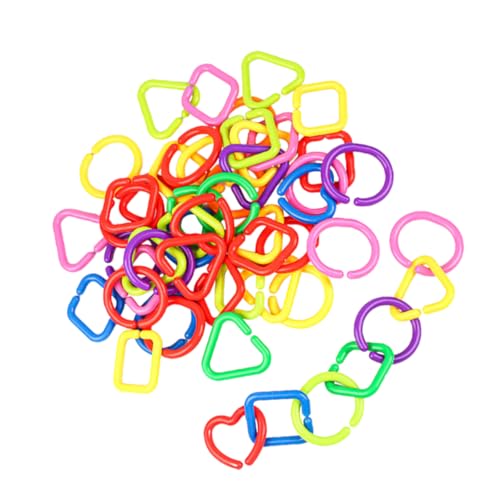 Happyyami 500G Hängende Spielzeugringe für Junge Mädchen Set mit Bunten Ketten für Kinderwagen und Autositz Fördert Frühes Lernen und Kreativität Beim von Happyyami