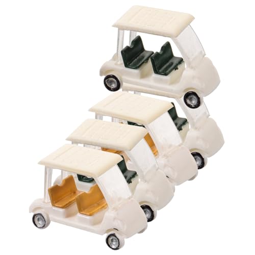 Happyyami 5st Mikrolandschafts-sandtischmodell Zum Selbermachen Von Spielzeug Simulierte Golfwagenmodelle Aktionswagen Zum Zurückziehen Geschenk Für Golfliebhaber Kind Mini Harz Requisiten von Happyyami