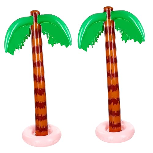 Happyyami 6 STK Aufblasbare Kokospalme Hawaiianische Partydekorationen Geschenke Für Kinder Palmenballon Aufblasbare Partydekorationen Mit Palmen Bankett PVC Schweinebraten Sommer von Happyyami
