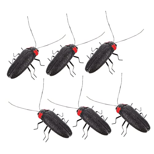 Happyyami 6 Stück simulierte Insekten belohnung für fogelschreker Kid Toys Kinderspielzeug Insektenmodell für dekoratives Lernspielzeug Tonspielzeug Eisendraht von Happyyami