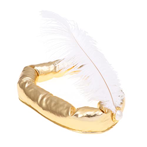 Happyyami Arabischer Turban Indien Arabischen Sultan Hut Internationalen Arabischen Prince mit Feder Kostüm Hut Stirnband Halloween Kostüm Cosplay Kleid up Goldene Happyyami Arabischer Turban Indien Arabischen Sultan Hut Internationalen Arabischen Prince mit Feder Kostüm Hut Stirnband Halloween Kostüm Cosplay Kleid up Goldene von Happyyami