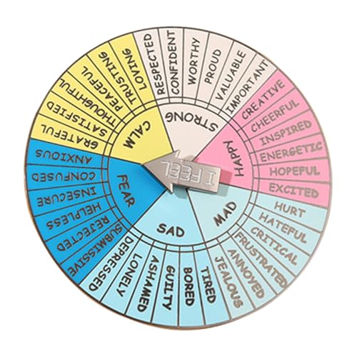 Happyyami Emotionsrad-Abzeichen Gefühlsrad-Abzeichen Emotionsrad-dekorationshandwerk Stimmung Dekorativ Emotional Schlüssel Groß Rad Wanddekoration Tragbare Gefühlsraddekoration Legierung Happyyami Emotionsrad-Abzeichen Gefühlsrad-Abzeichen Emotionsrad-dekorationshandwerk Stimmung Dekorativ Emotional Schlüssel Groß Rad Wanddekoration Tragbare Gefühlsraddekoration Legierung von Happyyami